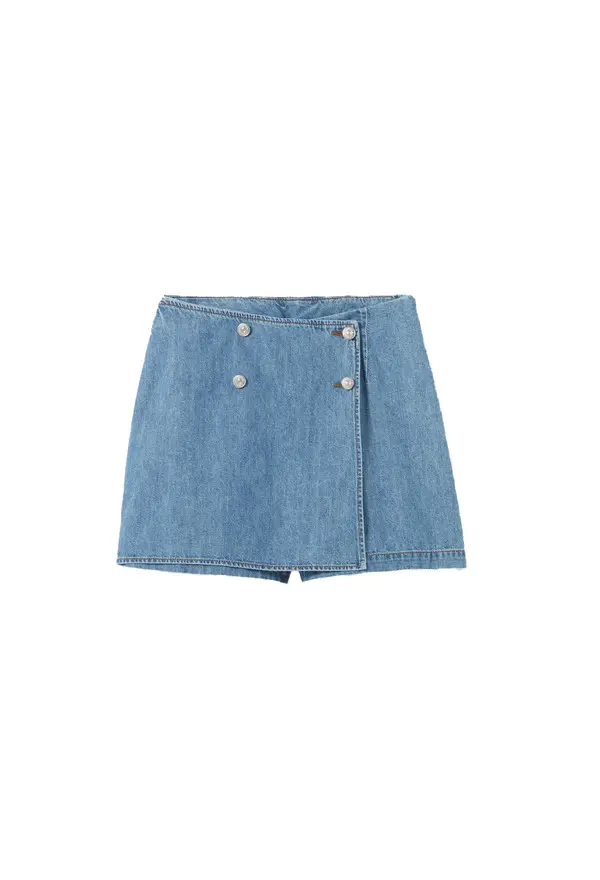 Soft Denim Skort