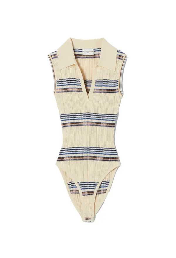 Sleeveless Knitted Bodysuit