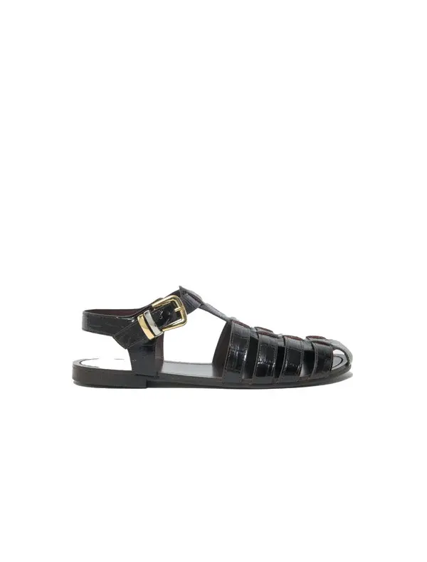 Multi-Strap Leather Sandals