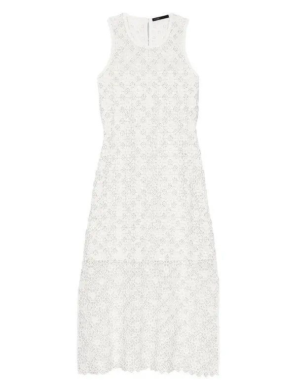 Rhinestone Crochet Maxi Dress