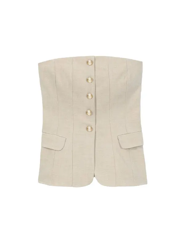 Tailored Bustier Top