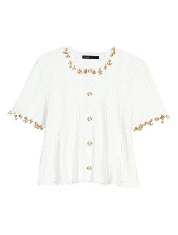 Gold Jewellery Cardigan