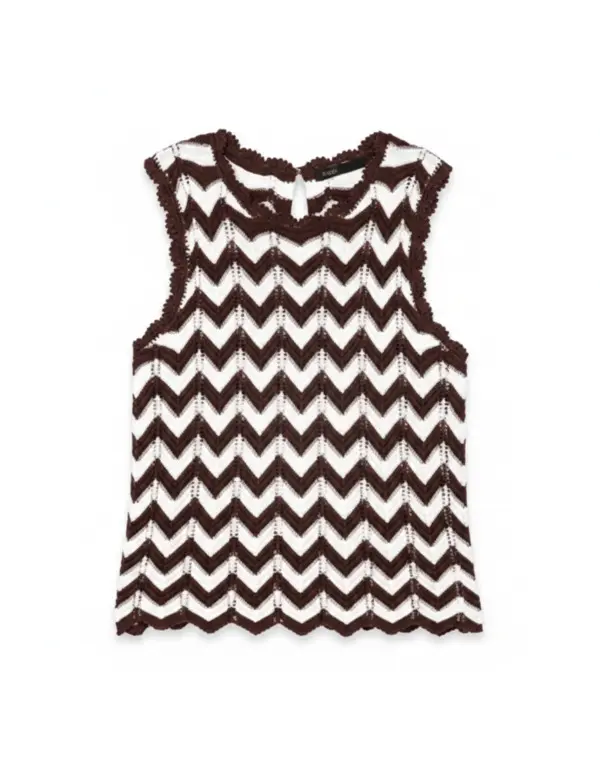 Sleeveless Crochet Top