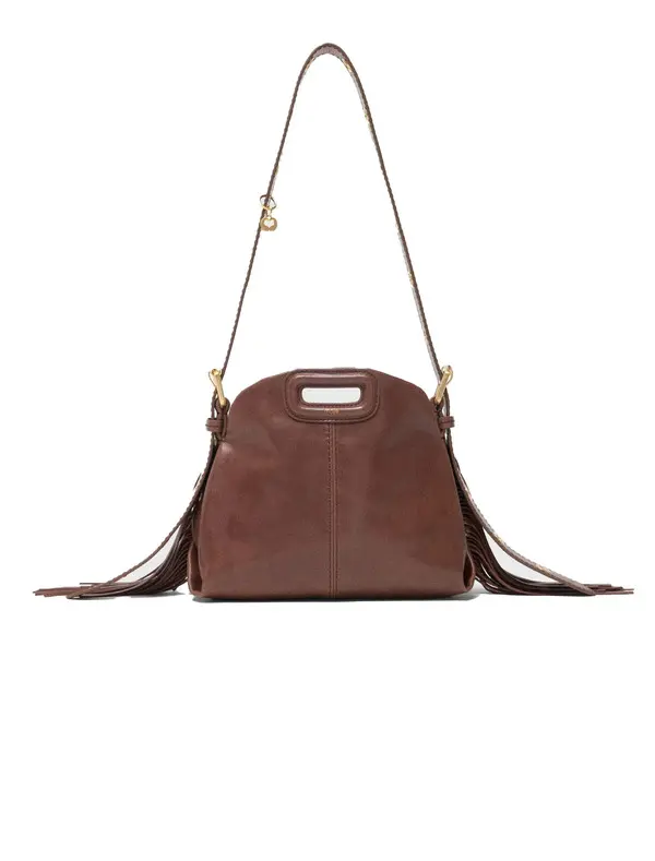 Miss M Mini Shoulder Bag In Vintage Leather