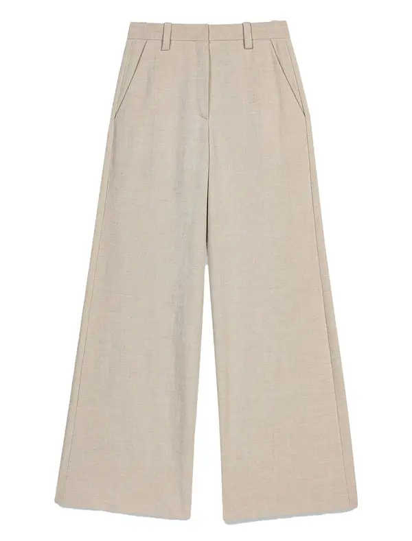 Wide Leg Suit Trousers
