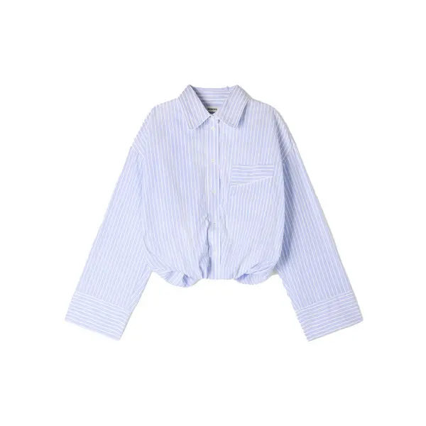 Cropped Striped Shirt