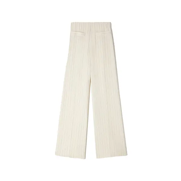Striped Wide Leg Trousers