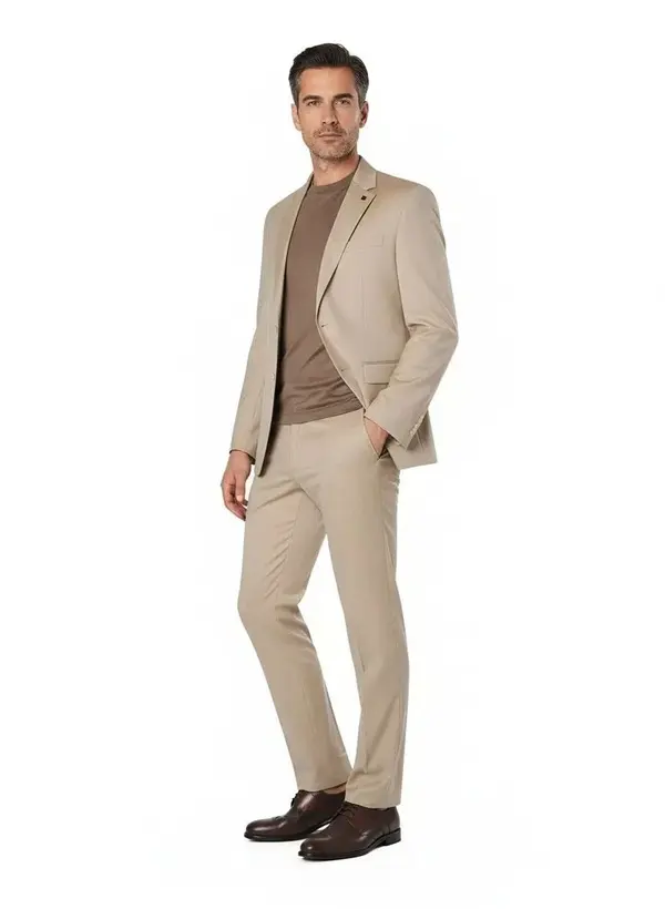 Slim Fit Wool-viscose Blazer