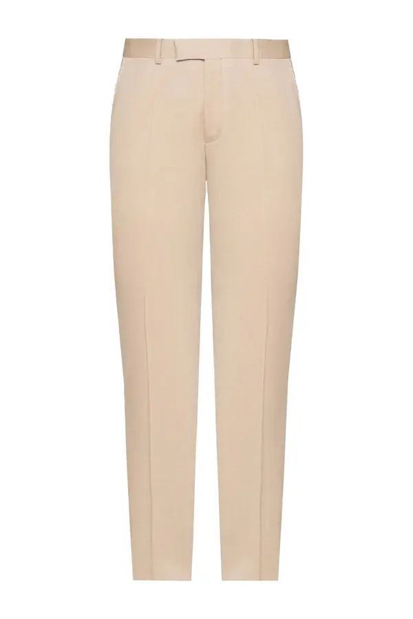 Mid Rise Wool Trousers