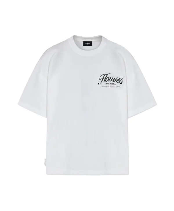 Round Ribbed Neck Oversized T-shirt