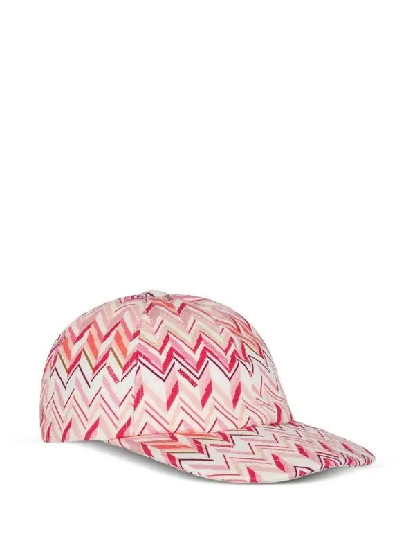 Kids Girls Chevron Cotton Baseball Cap
