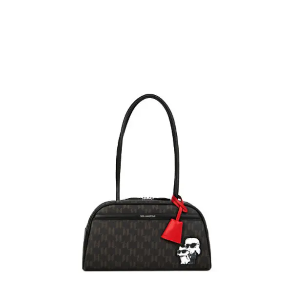 Ikon Monogram Bowling Shoulder Bag