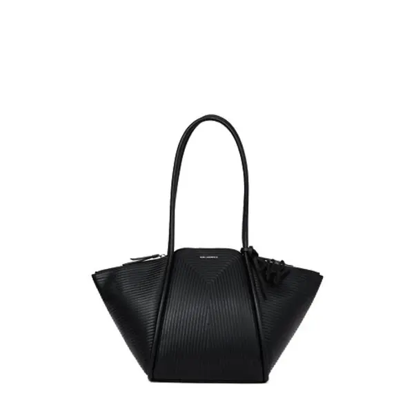 K/Wellen Medium Leather Tote Bag 