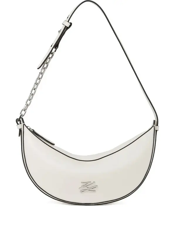 K/Autograph Small Leather Moon Shoulder Bag