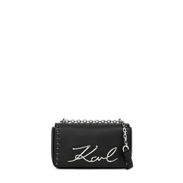 K/Signature Stud-Embellished Crossbody Bag