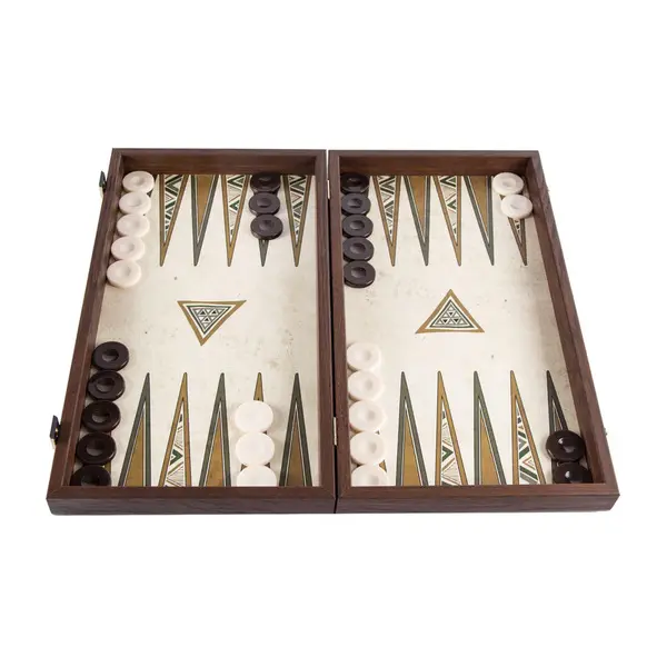 Wooden Backgammon printed-Folk Art 48x26cm