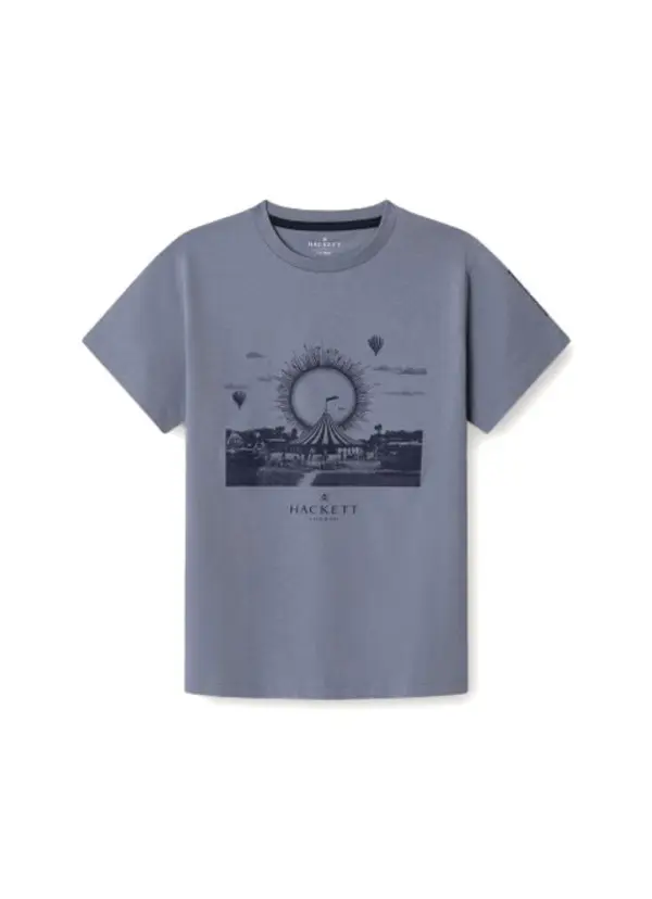 Classic Fit Graphic Festival Wheel T-Shirt