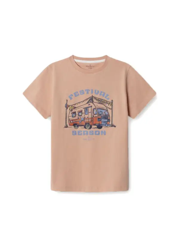 Classic Fit Graphic Festival Camper T-Shirt