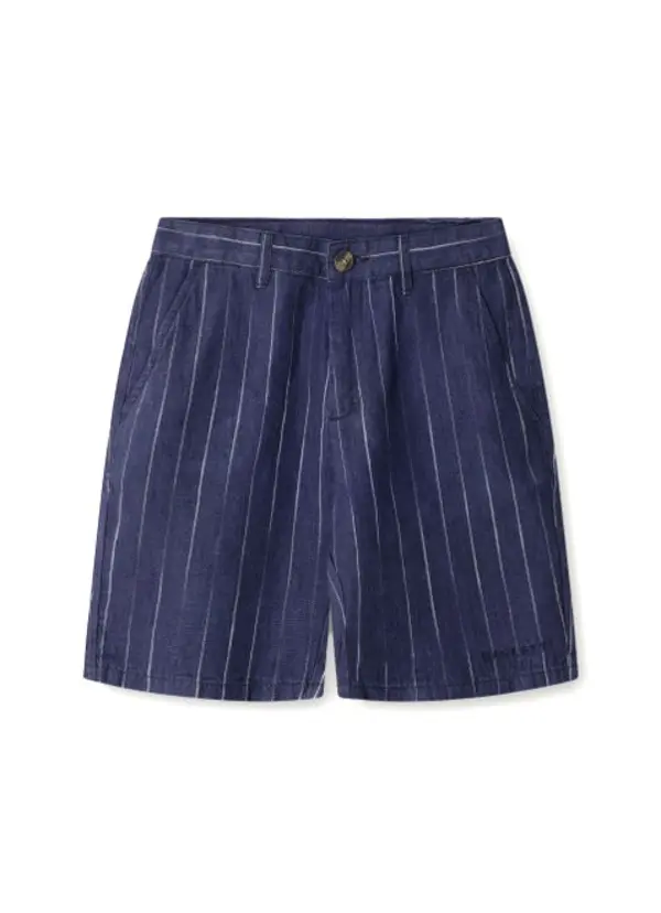 Linen Stripe Shorts