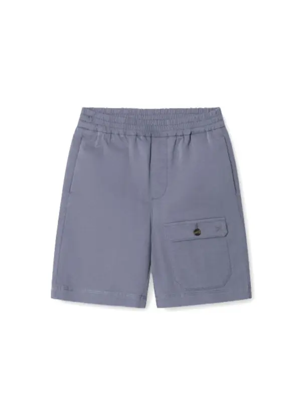 Classic Fit Washed Cargo Short