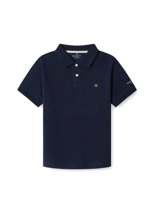 Classic Fit Short Sleeve Branded Logo Polo