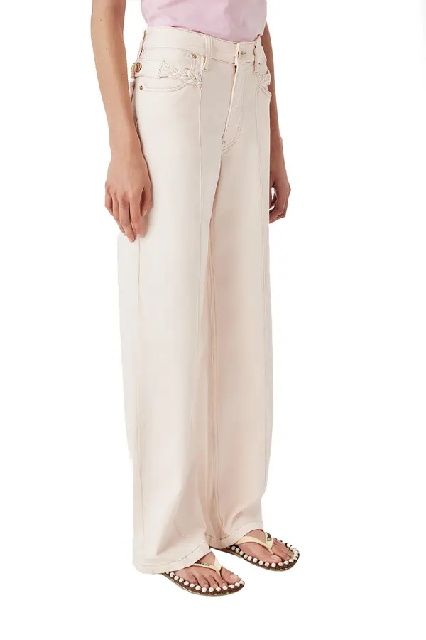 High-Waist Denim Jeans 