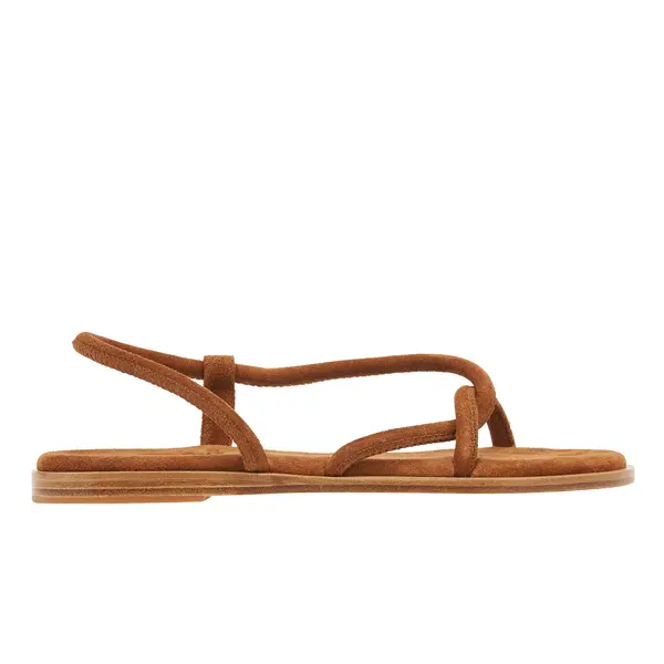 Minimalist Suede Slingback Sandals