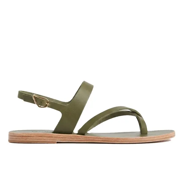 Minimalist Wing-Buckle Sandals