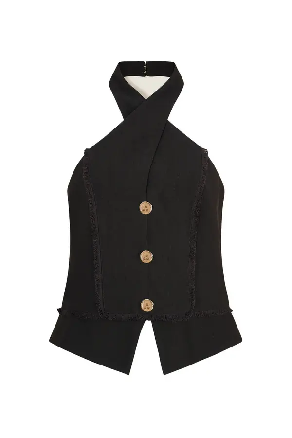 Backless Tailored Top