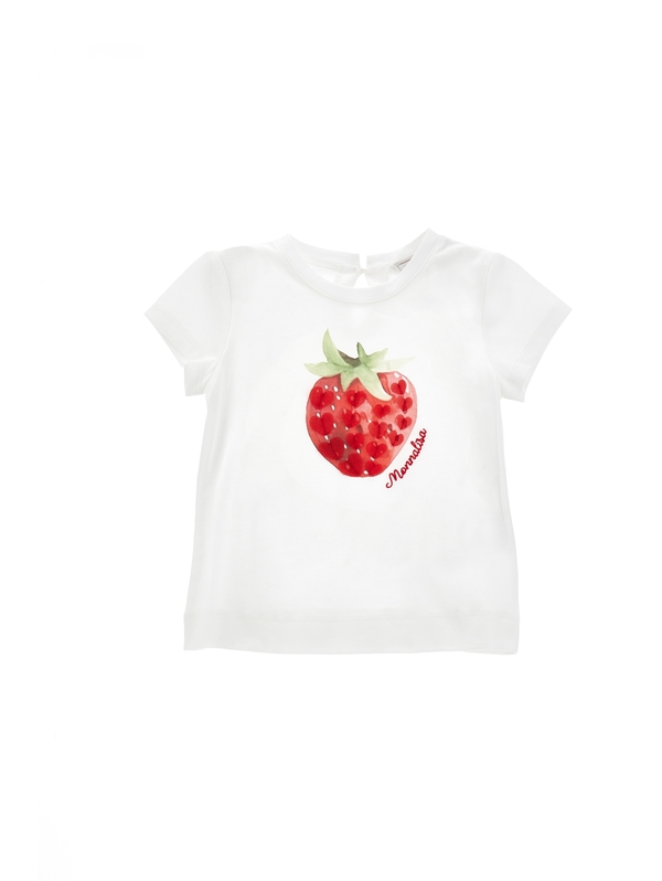 Baby Girl Strawberry Short Seeve T-Shirt Image