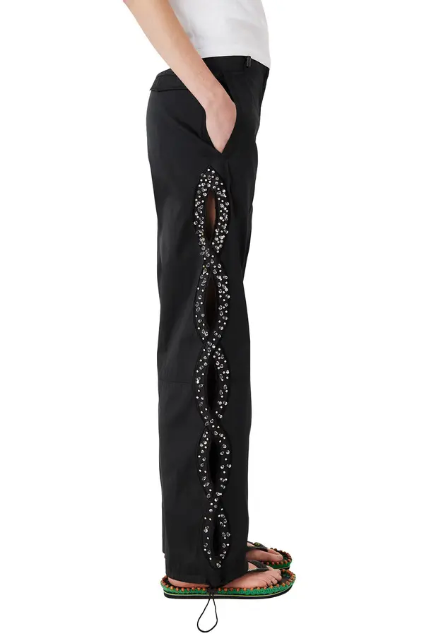 High-Waist Wide-Leg Trousers