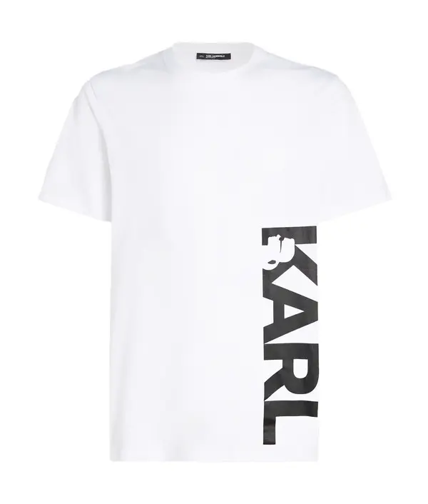 Vertical Logo Regular Fit Beach T-shirt