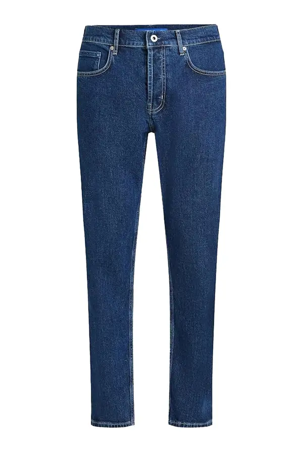 Tapered Fit Denim Jeans