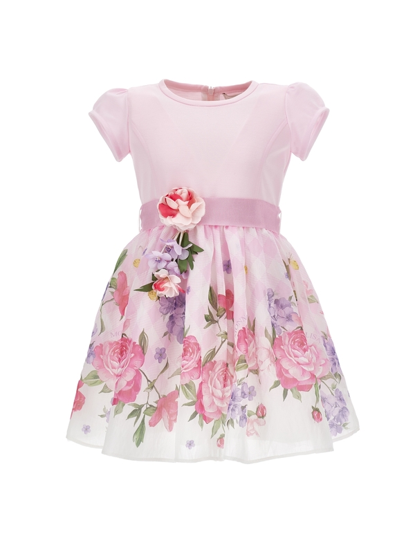 Lavender Floral Party Dress