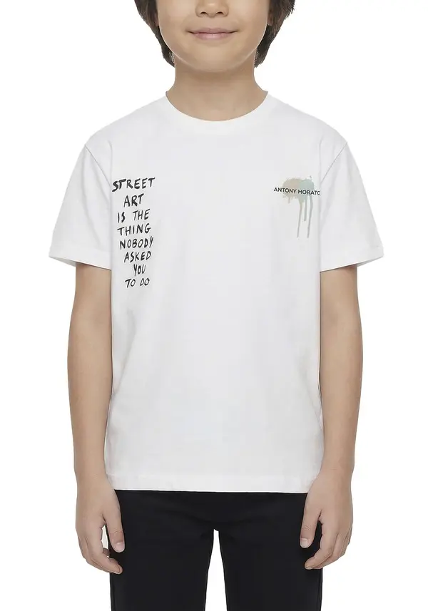 Kids Boys "Street Art" Quote Graphic T-Shirt Image