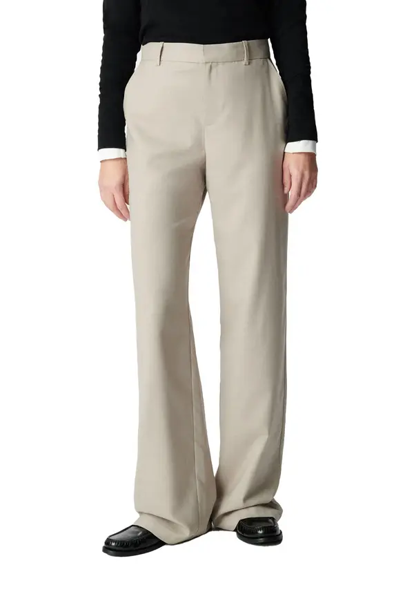 Straight Cut Suit Pants