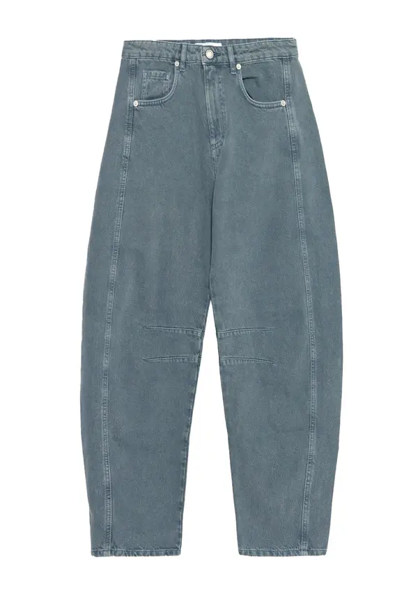Mid Rise Balloon Jeans