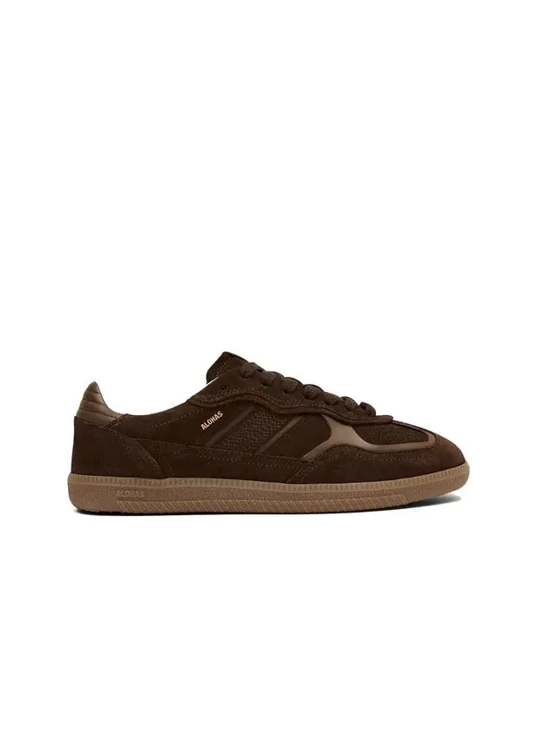Leather Suede Retro Sneakers