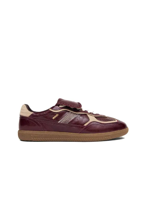 Patent Deep Burgundy Leather Sneakers