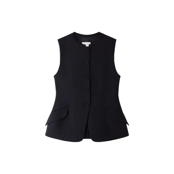 Fitted Cut Peplum Jacket