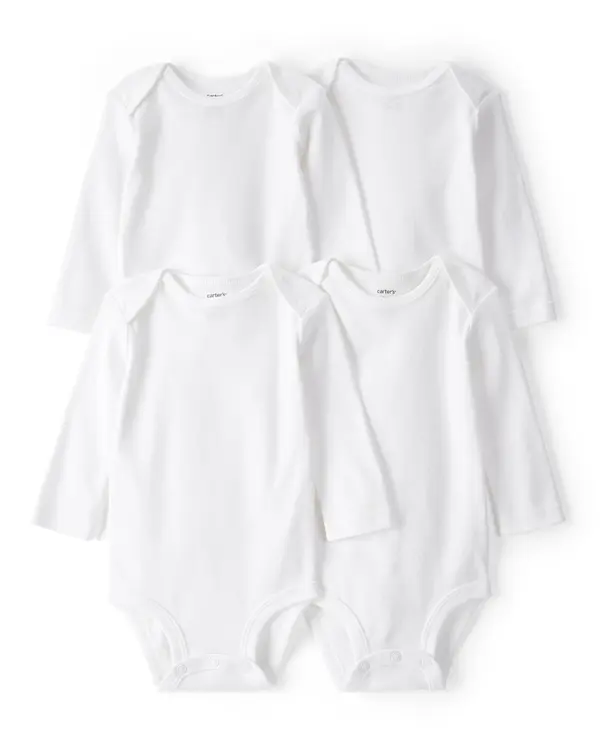 Baby 4-Pack Long-Sleeve Original Bodysuits