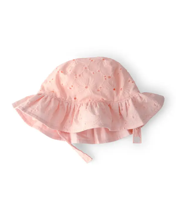 Baby Girl Floral Sunhat - Pink