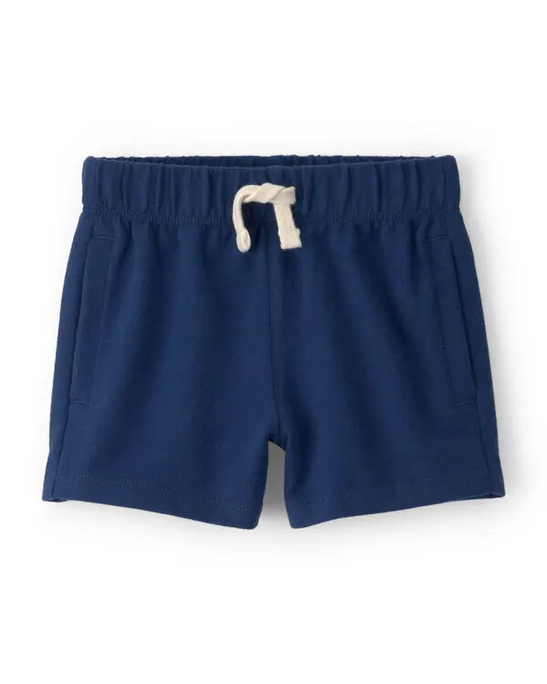 Baby Boy French Terry Shorts - Blue