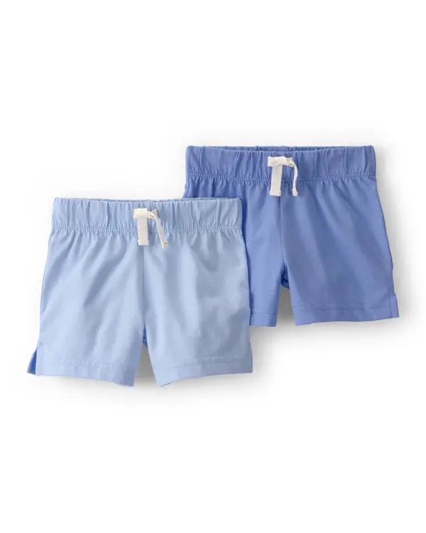 Baby 2-Pack Fashion Shorts - Blue