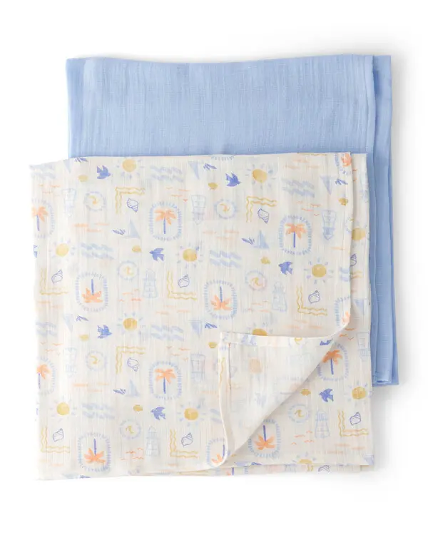 Baby 2-Pack Muslin Swaddle Blankets