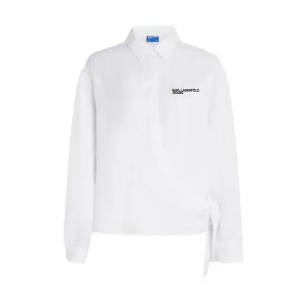 Tied Long Sleeve Blouse