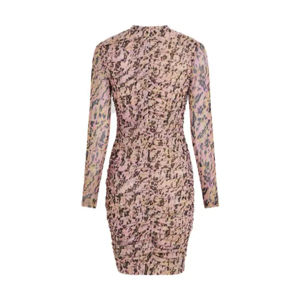 Artistic Animal Mesh Dress