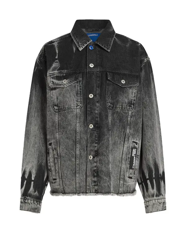 Denim Jacket with Chest Pockets 