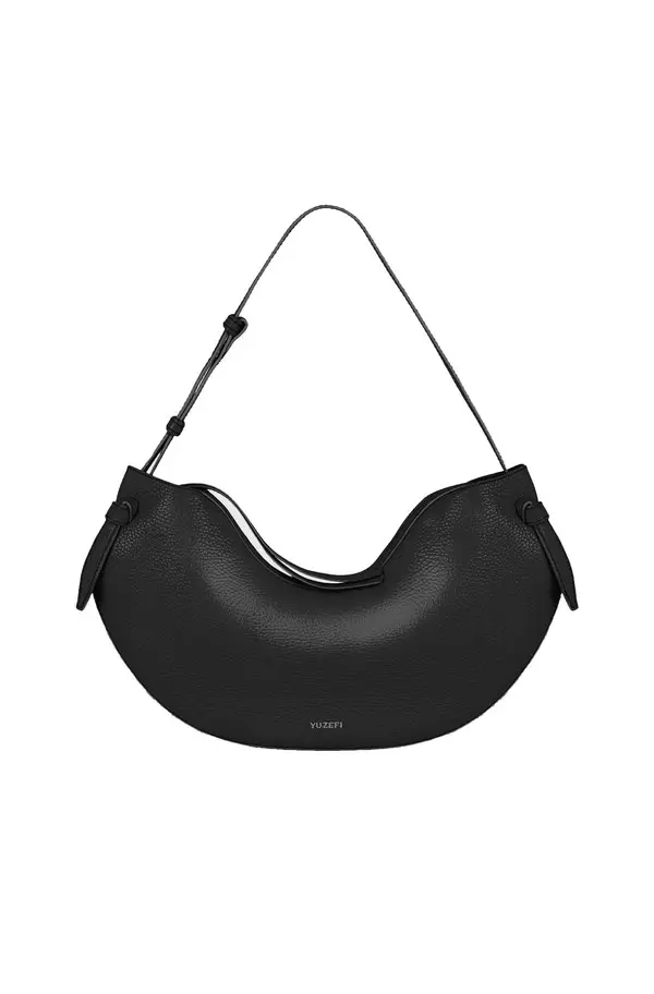 Pebble Grained Leather Shoulder Bag