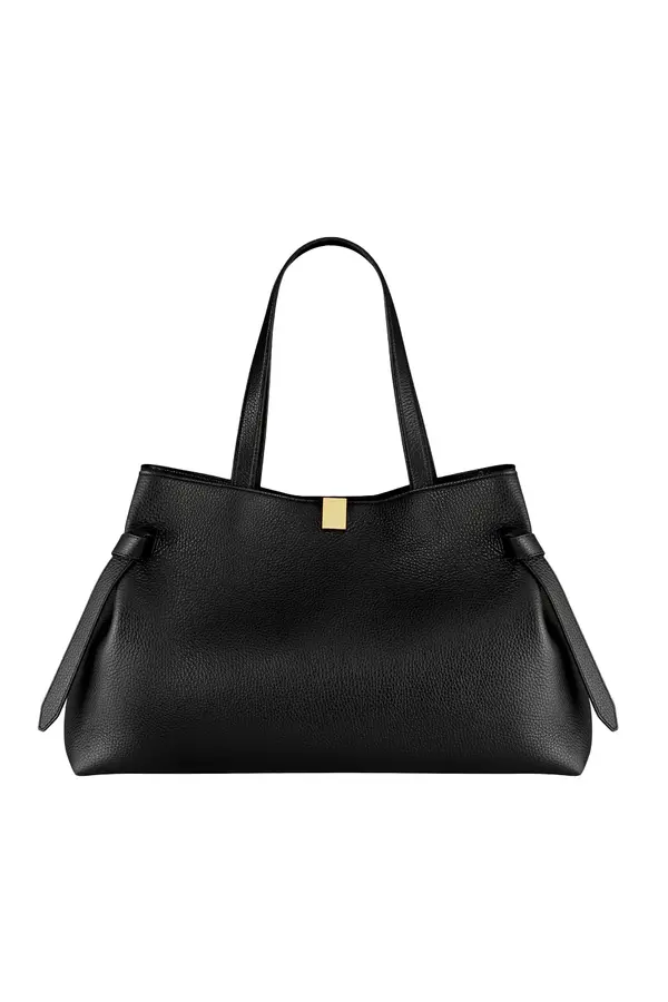 Pebble Leather Large Tote Bag